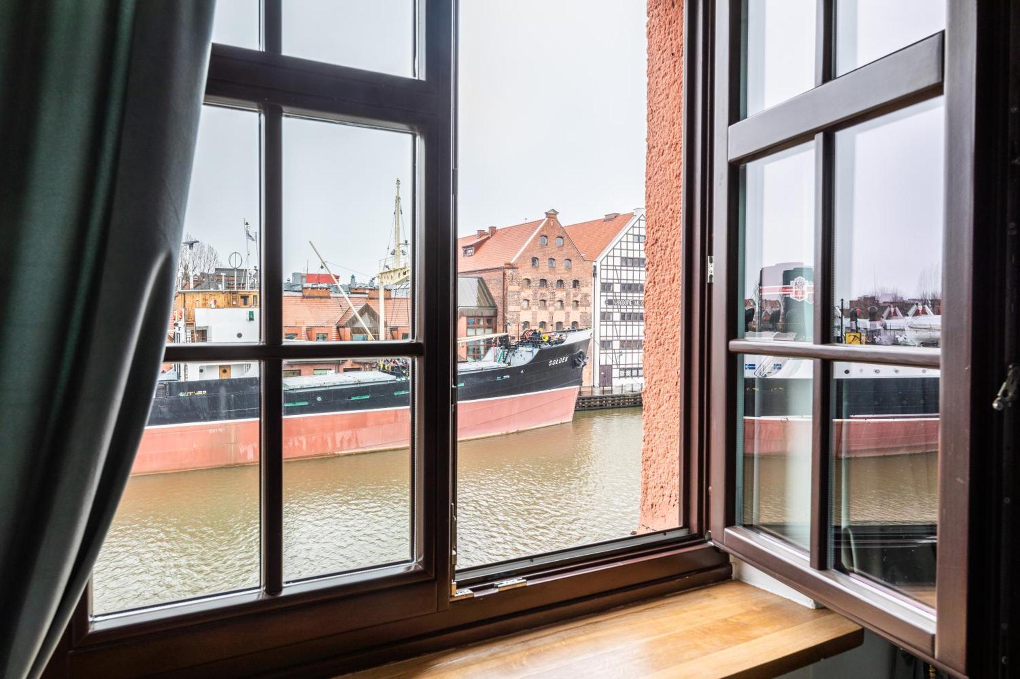 Motlawa Apartments - Old Town & River Viev, Fast Wifi Gdansk Habitación foto